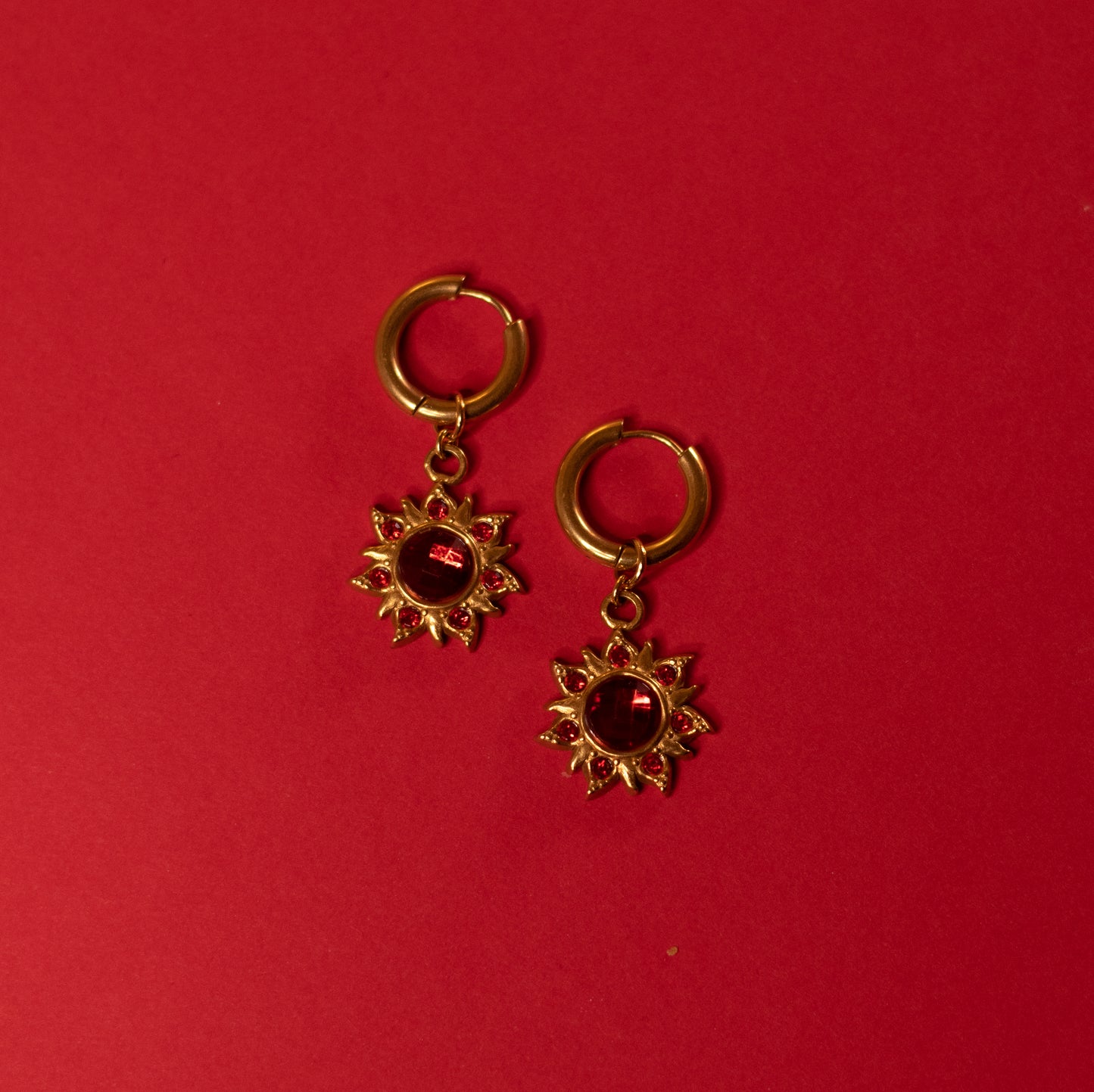 Boucles d'oreilles Midnight Crush (rouge)