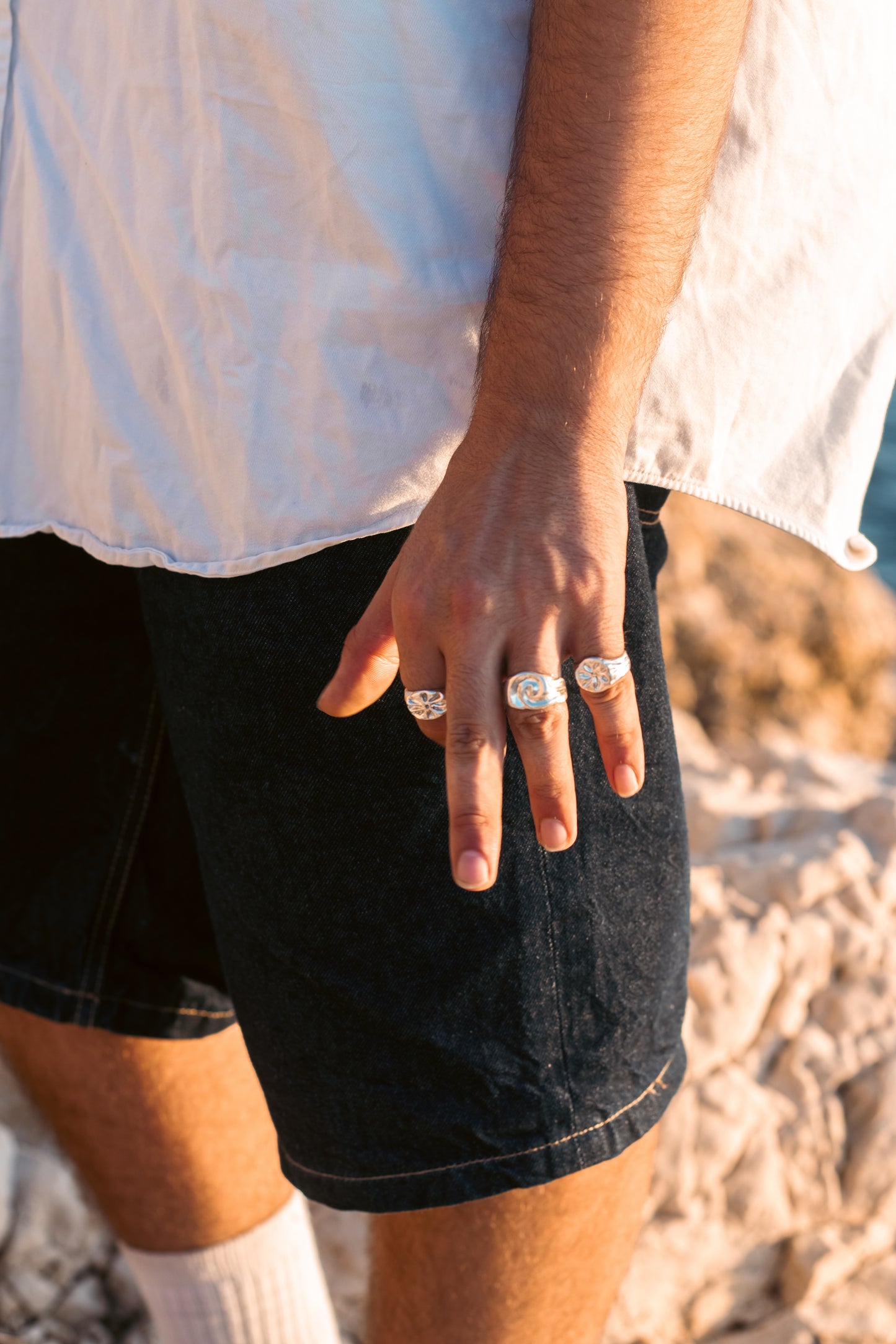 Bague Silver Shell | T58