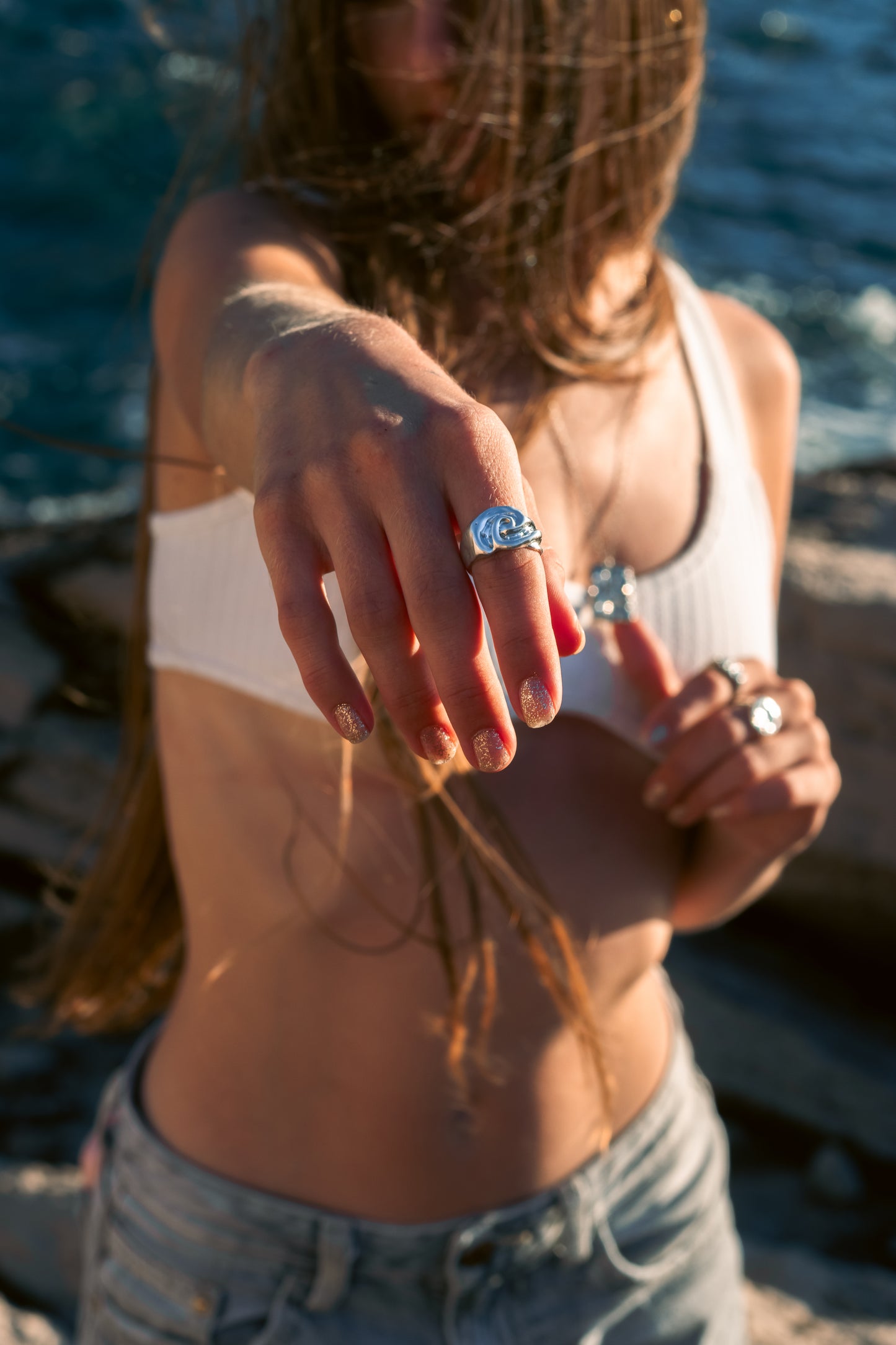 Bague Silver Shell | T54